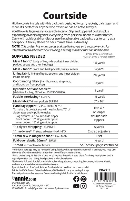 Courtside # PBA303- Special Order