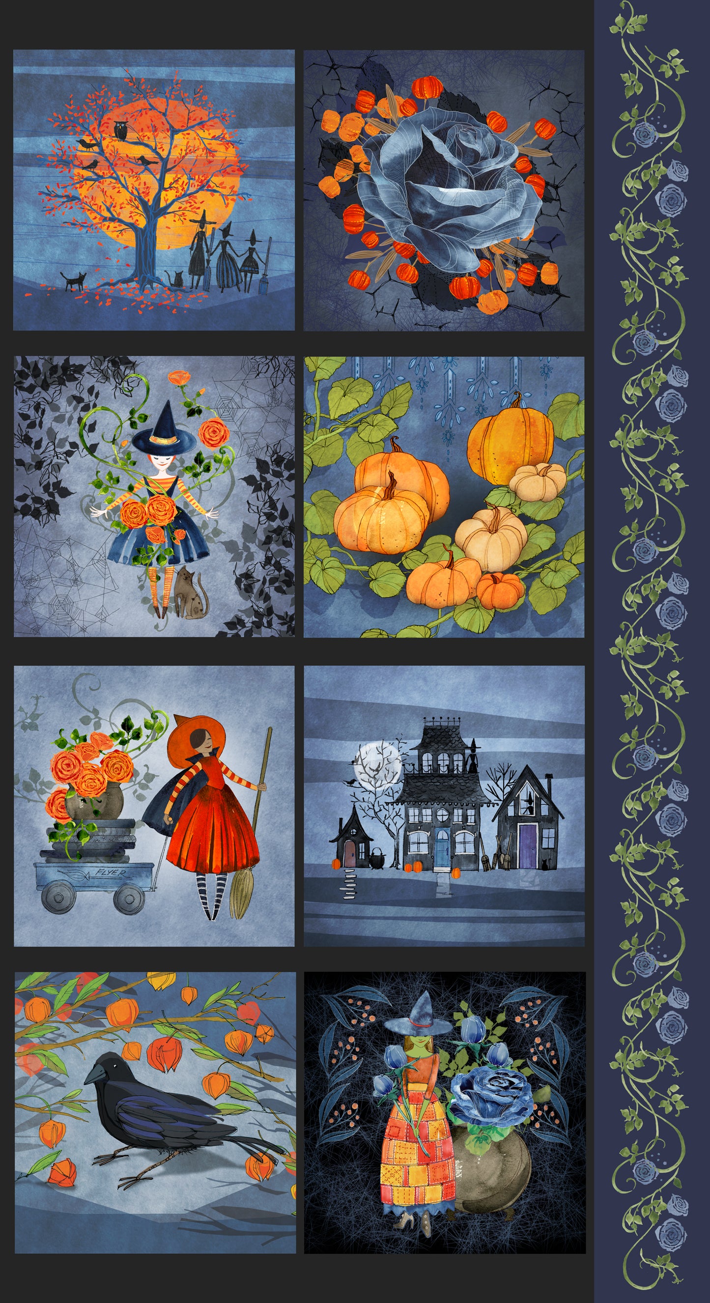 Coven by Robin Pickens : Happy Helper Tote Kit - 8 Designs