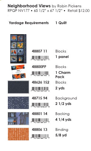 Coven by Robin Pickens : Neighborhood Views Quilt Kit