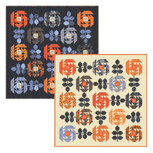 Coven by Robin Pickens : Pasadena Roses Quilt Kit - 2 Colorways
