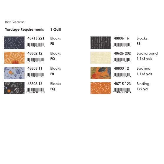 Coven by Robin Pickens : Roses in the Garden Table Runner Kit - 2 Designs