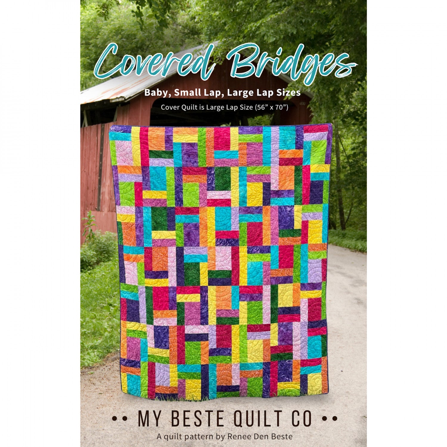 Covered Bridges Quilt Pattern by My Beste Quilt Co.