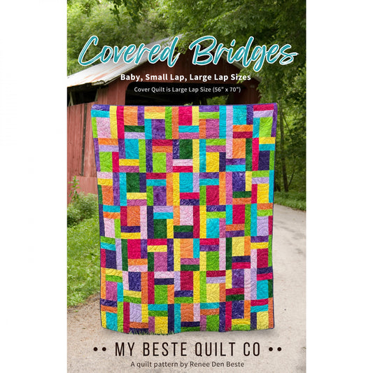Covered Bridges Quilt Pattern by My Beste Quilt Co.
