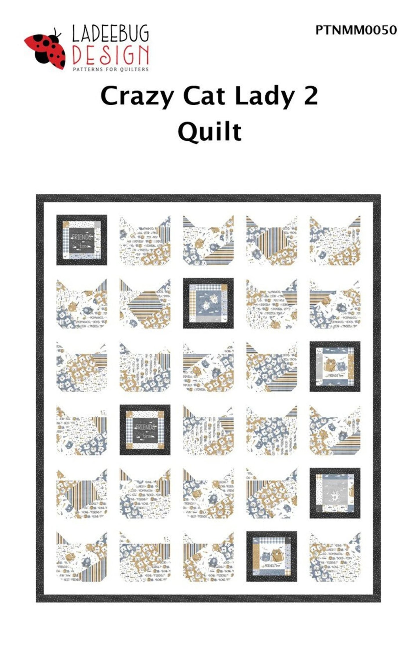 Crazy Cat Lady 2 Quilt Pattern - Special Order