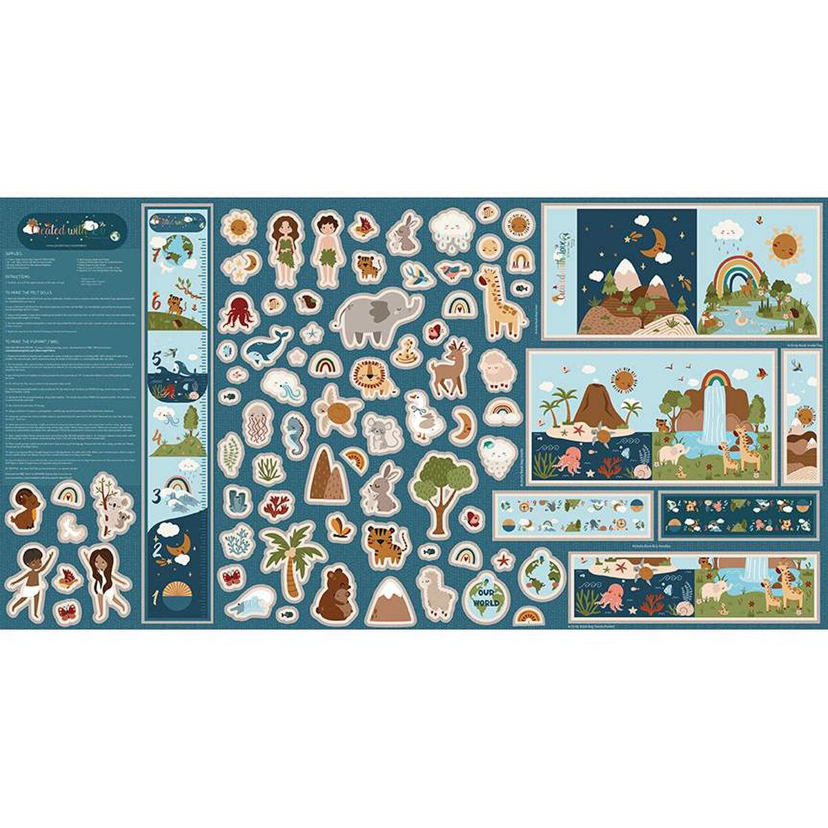 Created with Love Felt Panel by Jennifer Long