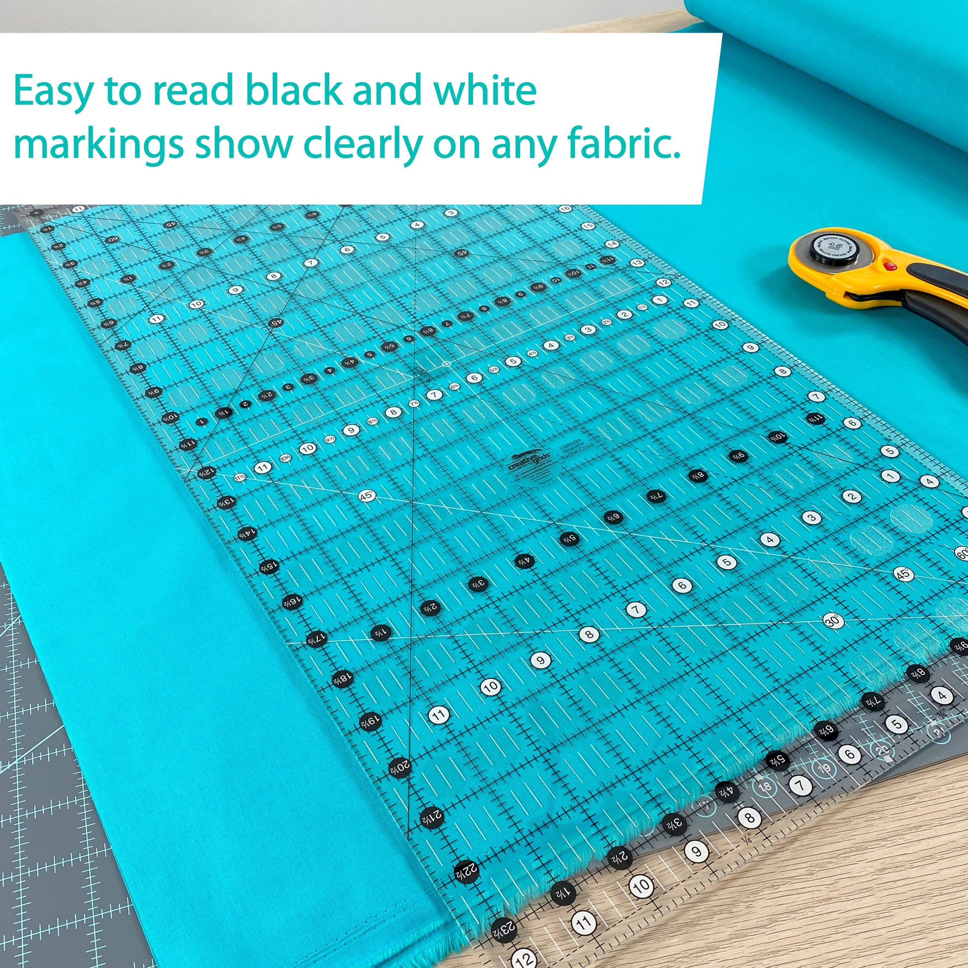 Creative Grids Quilt Ruler 12-1/2in x 24-1/2in Rectangle CGR1224