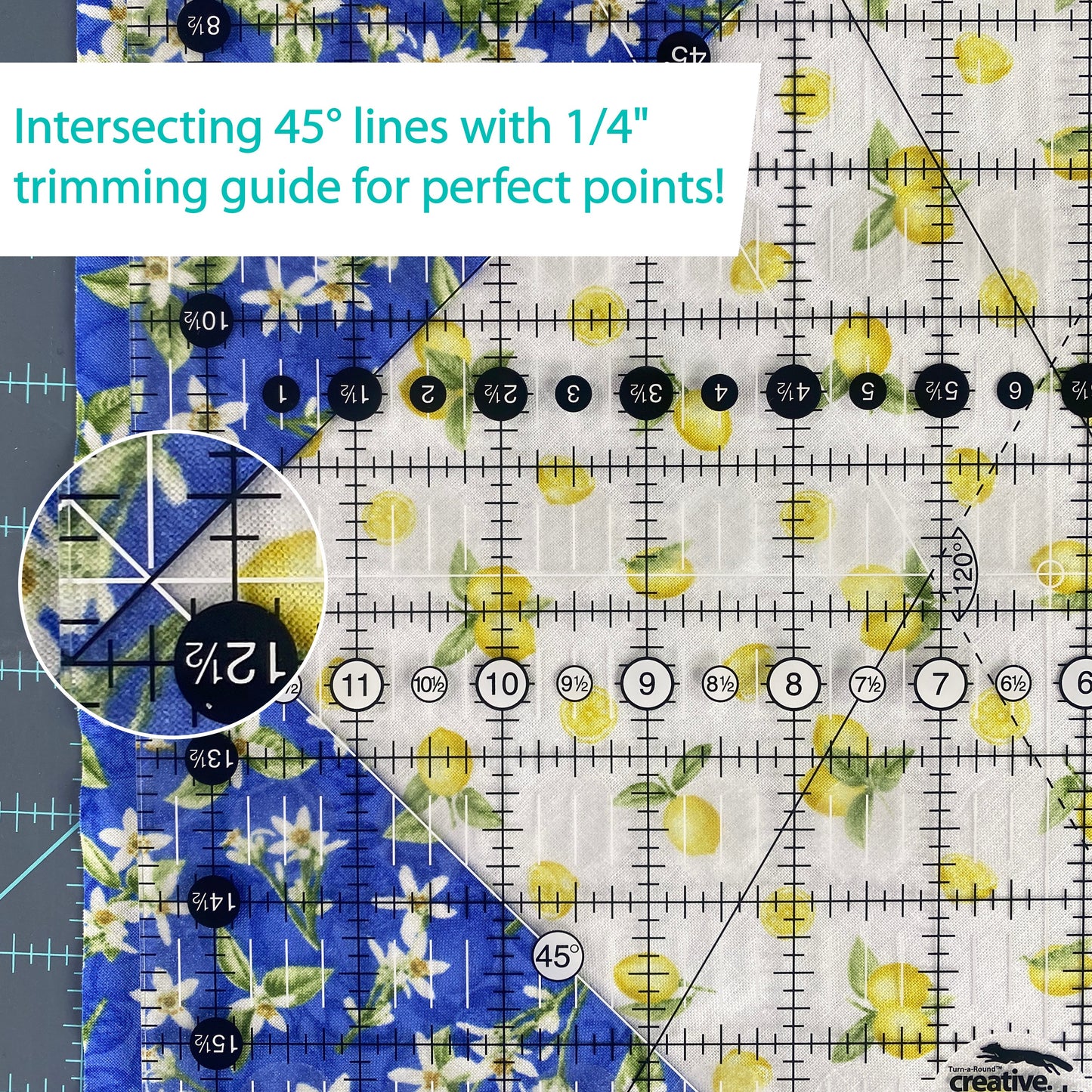 Creative Grids Quilt Ruler 12-1/2in x 24-1/2in Rectangle CGR1224
