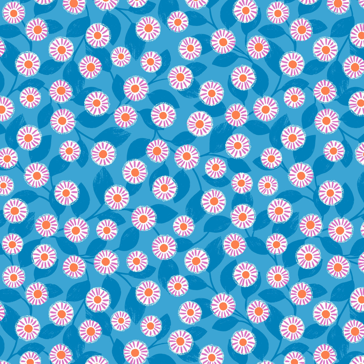 Creative Landscapes - Mountains and Shores by Lewis & Irene : Wild Daisy Blue L27A