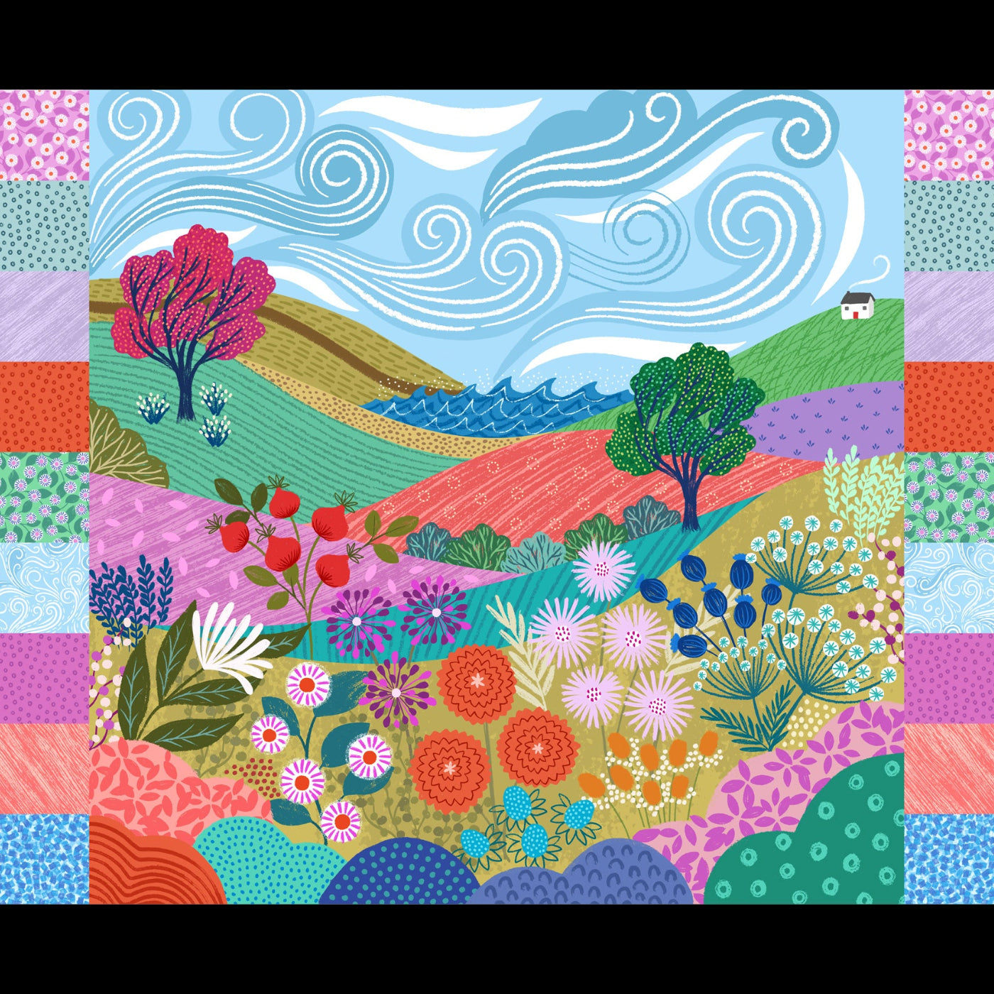 Creative Landscapes - Mountains and Shores by Lewis & Irene : Shoreside Panel L19