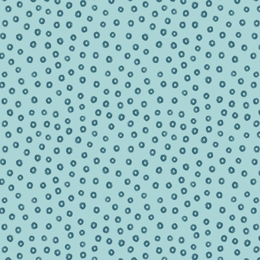 Creative Landscapes - Mountains and Shores by Lewis & Irene : Sketchy Circle Sky Blue L24A