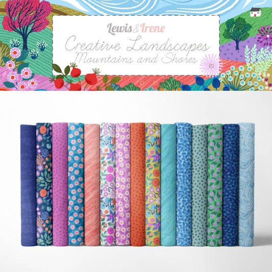 Creative Landscapes - Mountains and Shores by Lewis & Irene : Fabric Bundles