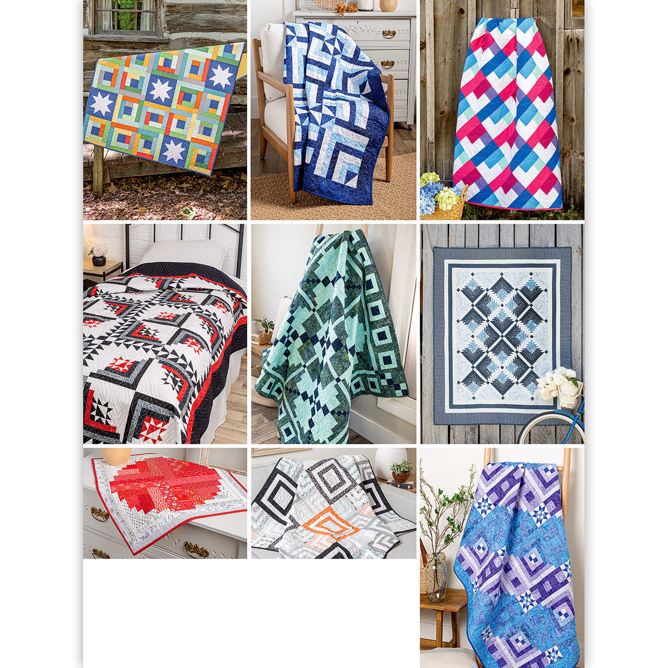 Creative Log Cabin Quilts by Annies Quilting