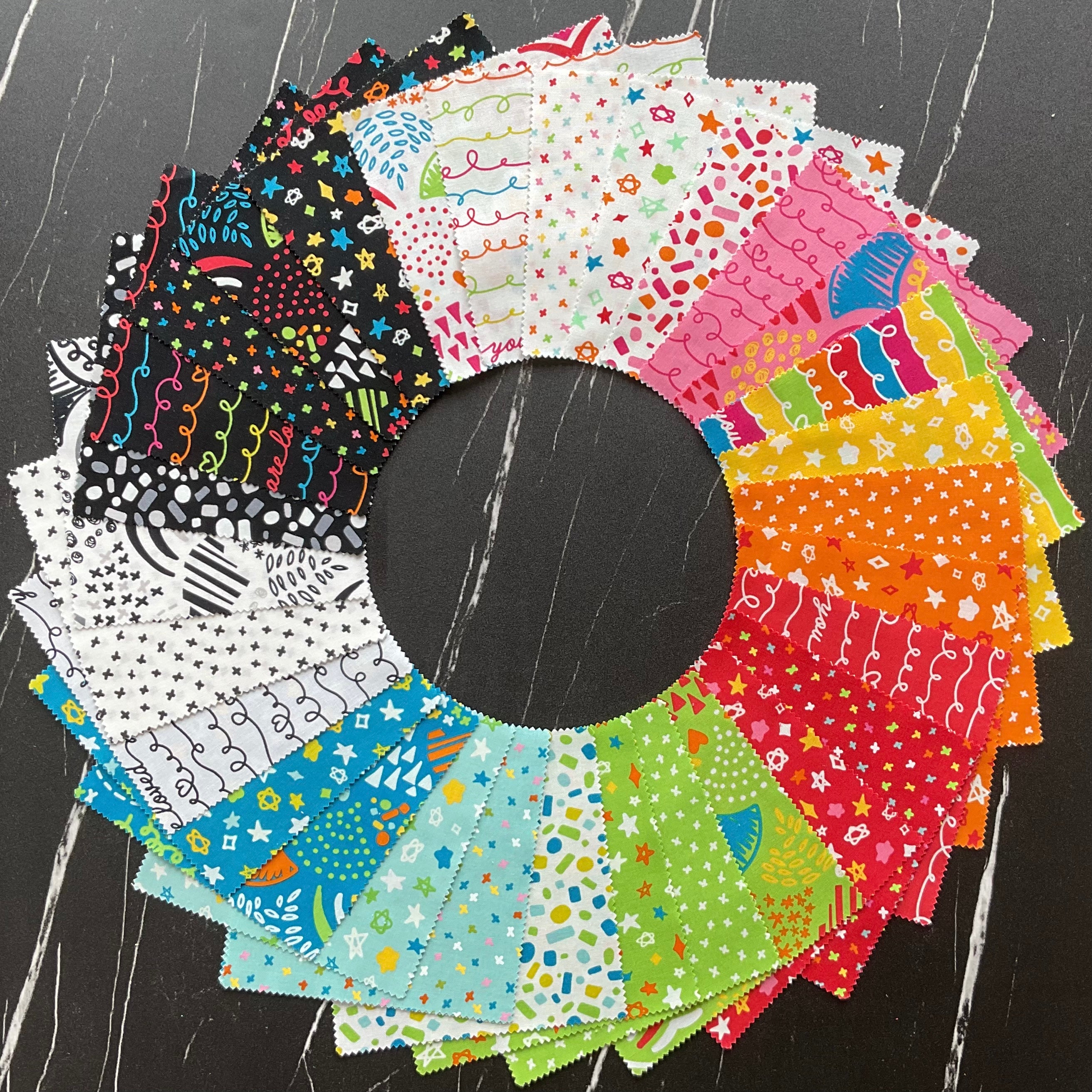 Creativity Glows by Creativity Shell Charm Pack – Modern Quilt Co.