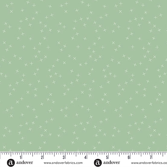 Crisscross by Andover Fabrics - Celery 1345-G