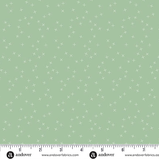 Crisscross by Andover Fabrics - Celery 1345-G