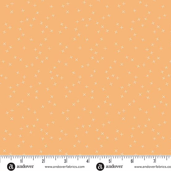 Crisscross by Andover Fabrics - Creamsicle A1345-O