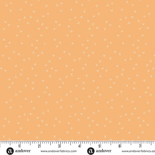 Crisscross by Andover Fabrics - Creamsicle A1345-O