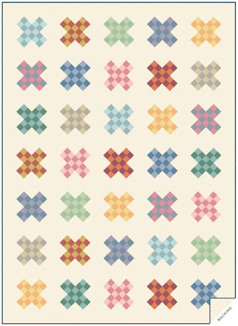 Crisscross by Andover Fabrics - Crosshatch Quilt Kit