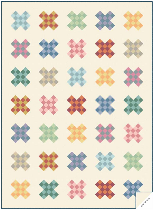 Crisscross by Andover Fabrics - Crosshatch Quilt Kit