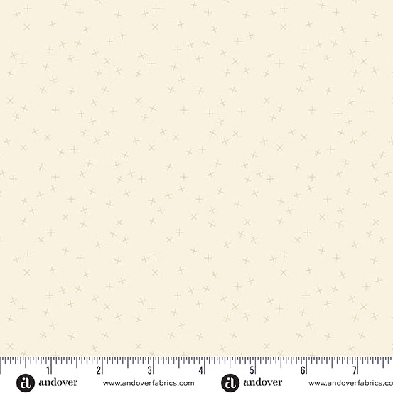 Crisscross by Andover Fabrics - Eggshell A1345-L