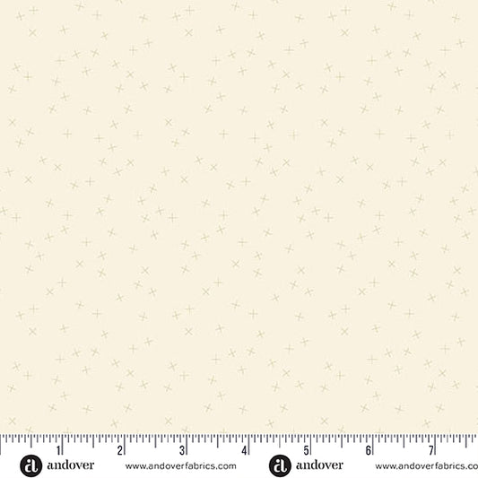 Crisscross by Andover Fabrics - Eggshell A1345-L