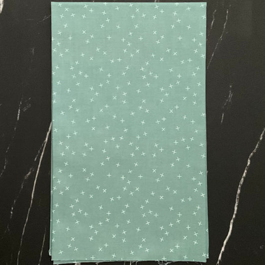 Crisscross by Andover Fabrics -Eucalyptus A1345-LT