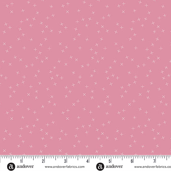 Crisscross by Andover Fabrics - Pink Lemonade A1345-LE