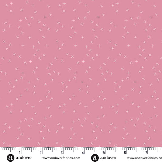 Crisscross by Andover Fabrics - Pink Lemonade A1345-LE