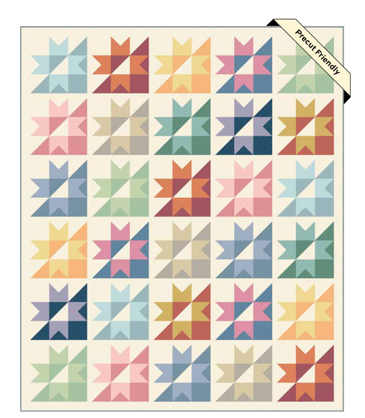 Crisscross by Andover Fabrics - Star Crossed Quilt Kit