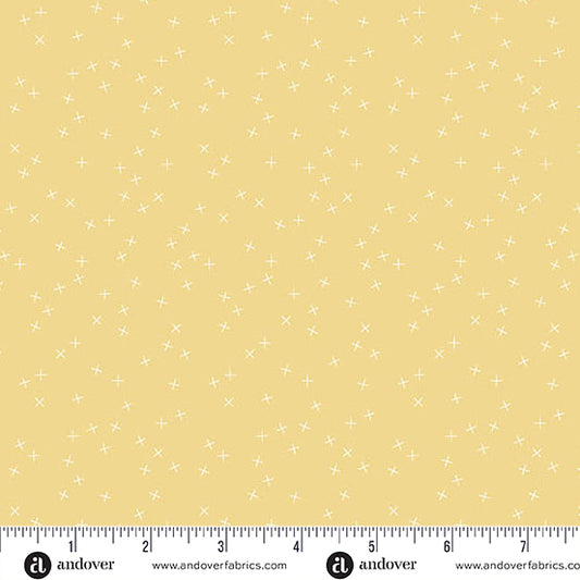 Crisscross by Andover Fabrics - Sunshine A1345-LY