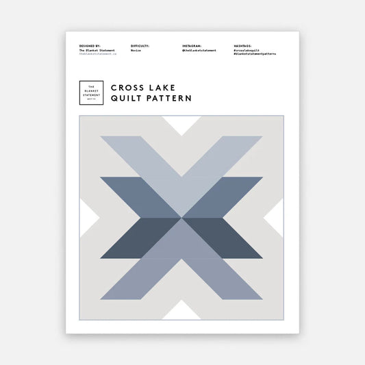 Cross Lake Quilt Kit featuring Pure Solids - 1 Left!