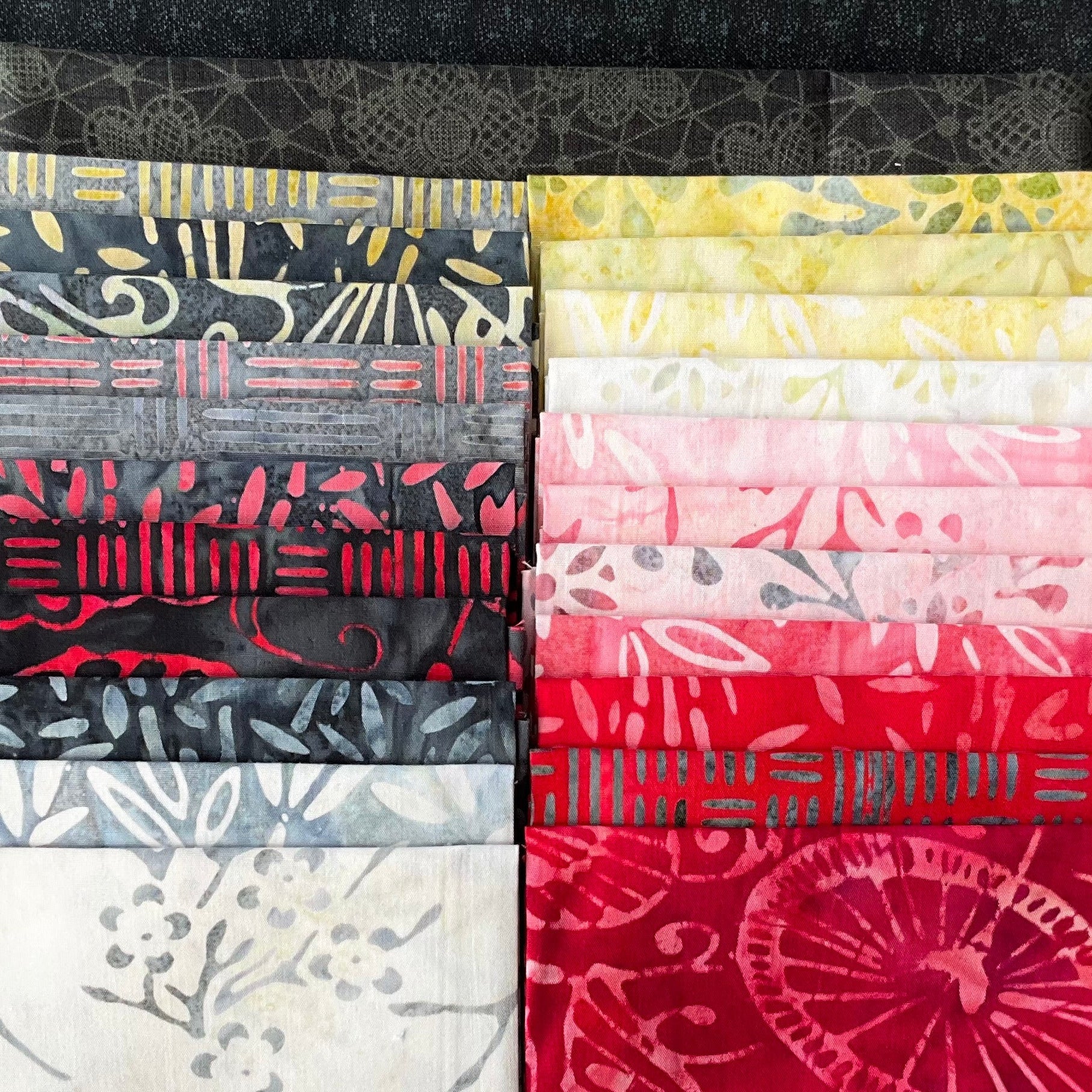 Cross Tile Quilt Kit featuring Bamboo Garden by Robert Kaufman Fabrics