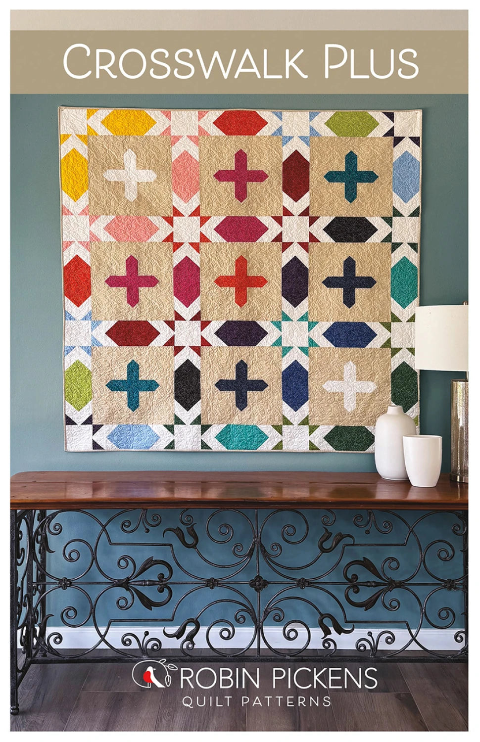 Crosswalk Plus Quilt Pattern by Robin Pickens