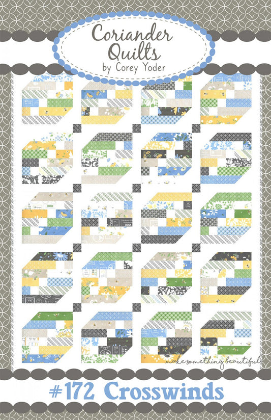 Crosswinds Quilt Pattern by Coriander Quilts - Special Order