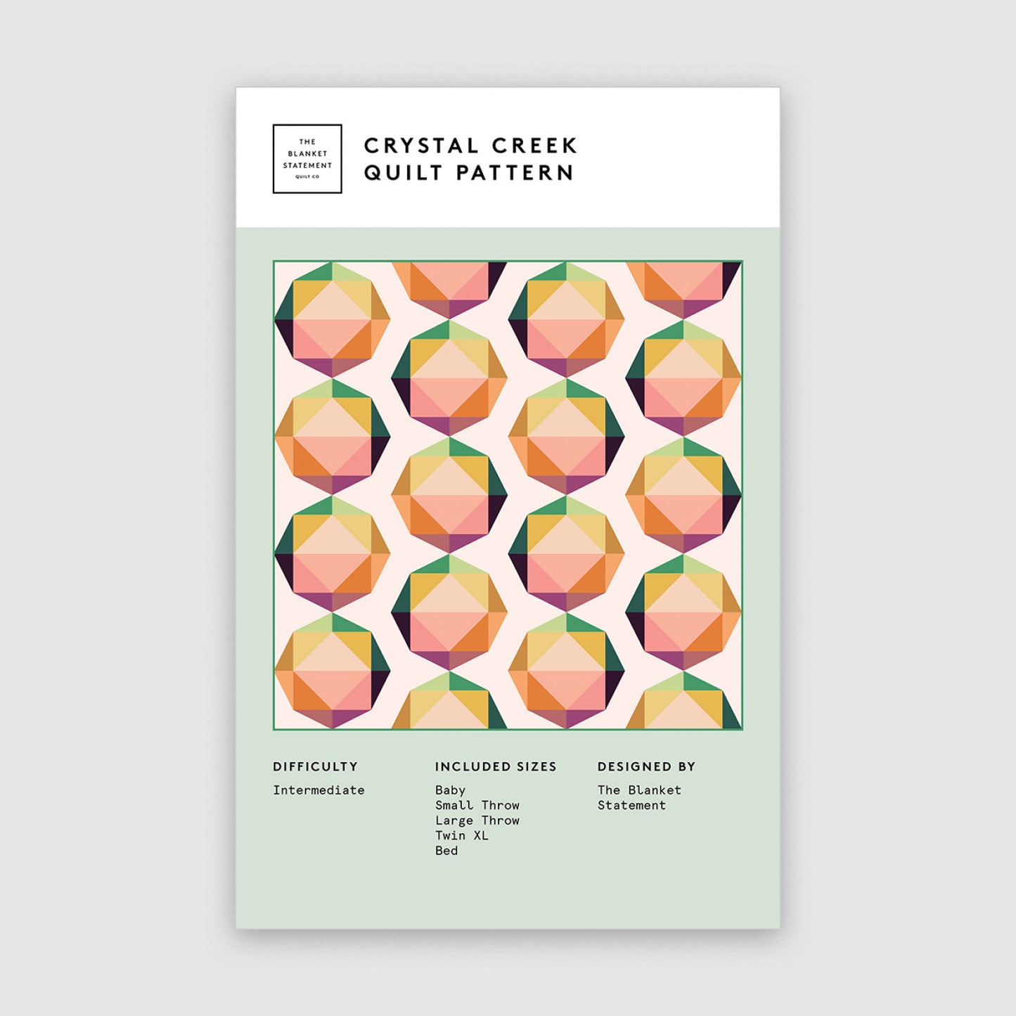 Crystal Creek Quilt Pattern by The Blanket Statement