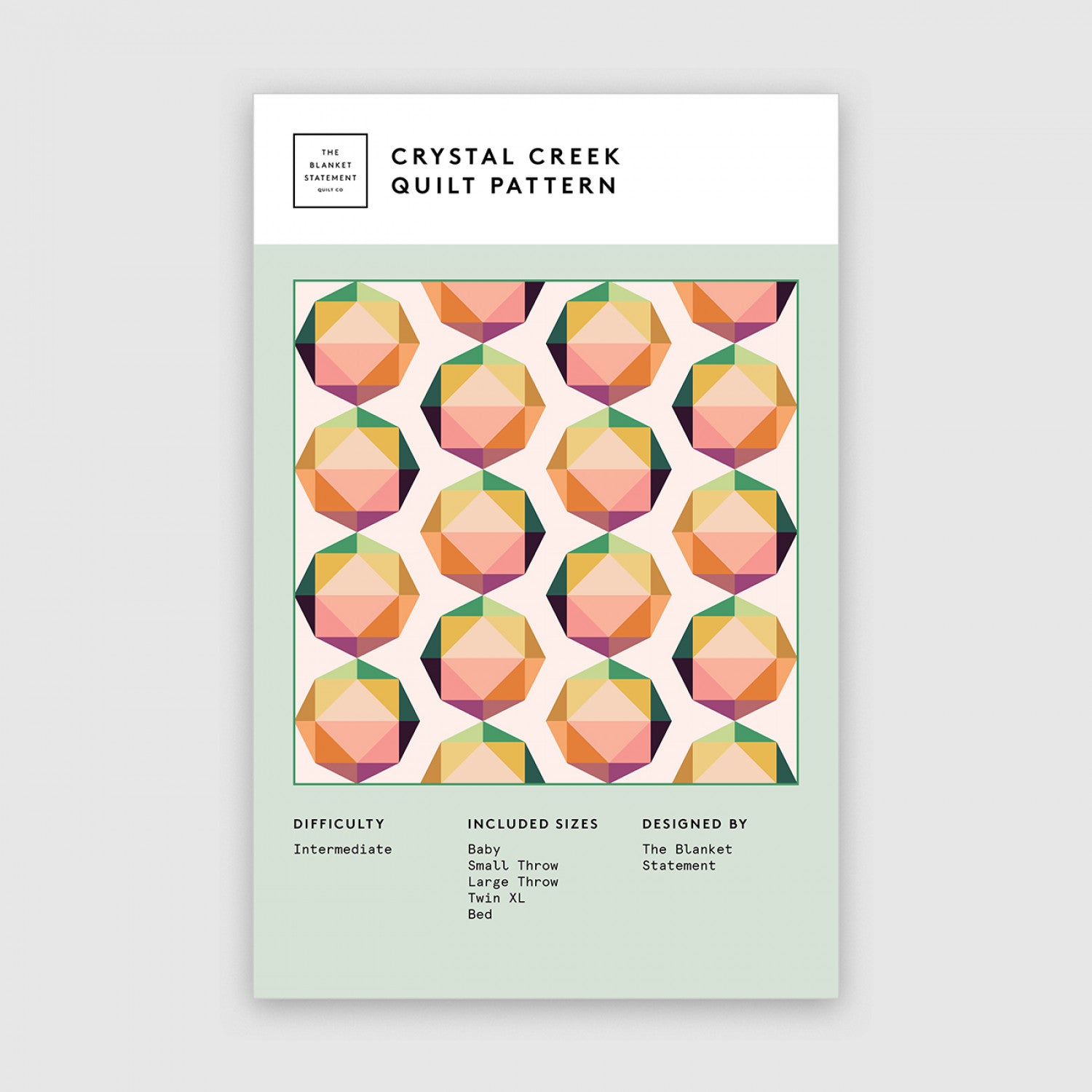 Crystal Creek Quilt Pattern by The Blanket Statement