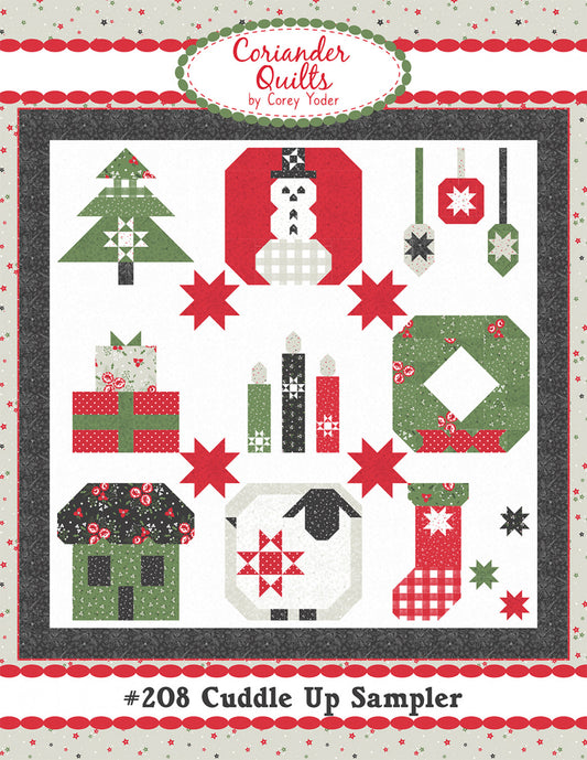 Cuddle Up Sampler Quilt Pattern by Coriander Quilts - Special Order