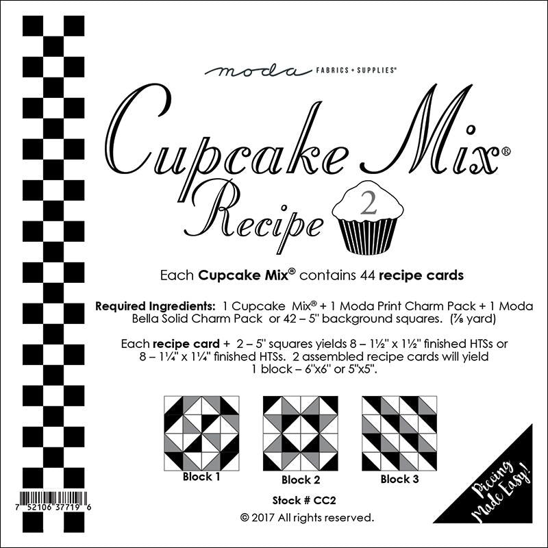 Cupcake Mix Recipe 2 Quilt Papers by Miss Rosies