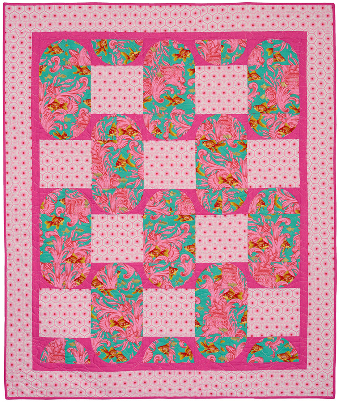 Curve Appeal with 3-Yard Quilts by Fabric Cafe