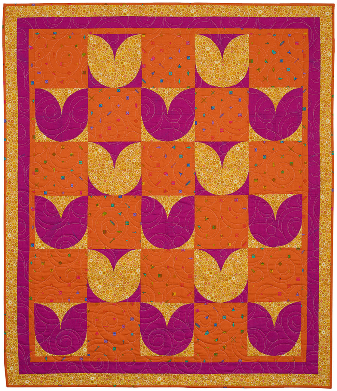 Curve Appeal with 3-Yard Quilts by Fabric Cafe