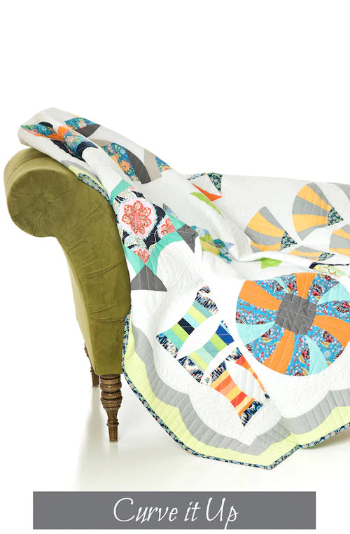 Curve it Up Quilt Pattern by Sew Kind of Wonderful