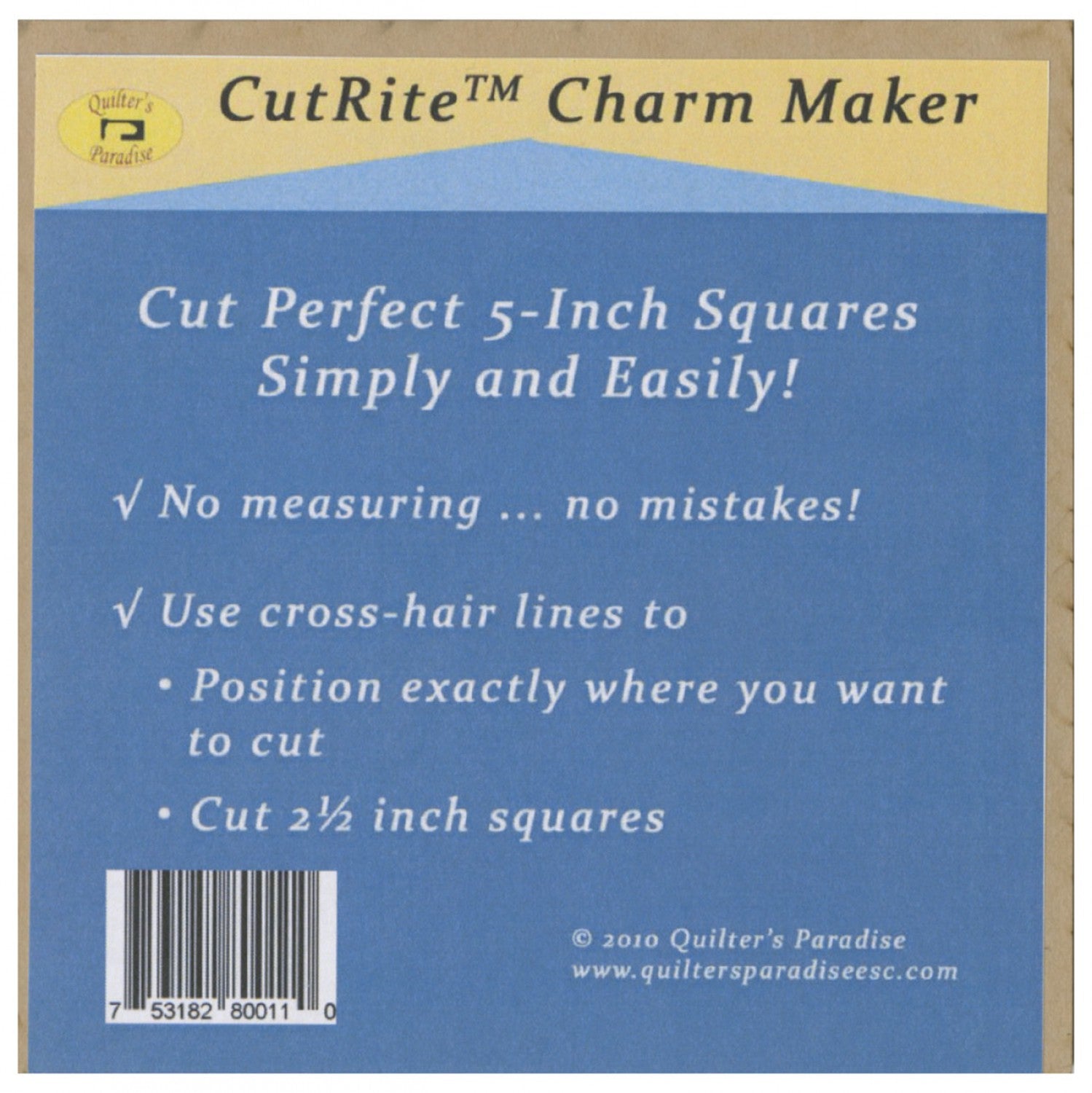 Cut Rite Charm Maker # QP80011 - Special Order