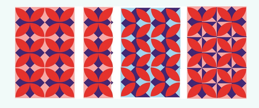 CutRite Slit N Sew Split Melon 8in Finished Template Set # QP031766 - Special Order