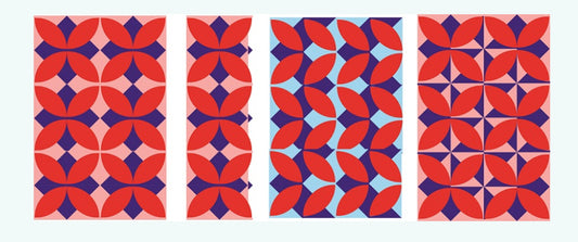 CutRite Slit N Sew Split Melon 8in Finished Template Set # QP031766 - Special Order