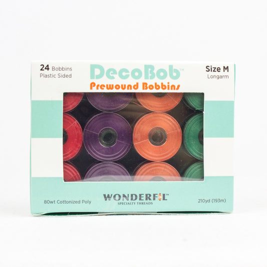 DecoBob Prewound Bobbins Size M 24ct Gems # DBLMB-GEMS - Special Order