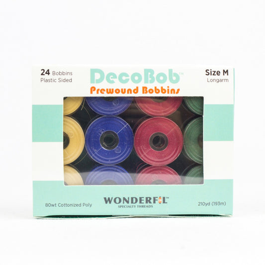 DecoBob Prewound Bobbins Size M 24ct Xmas # DBLMB-XMAS - Special Order