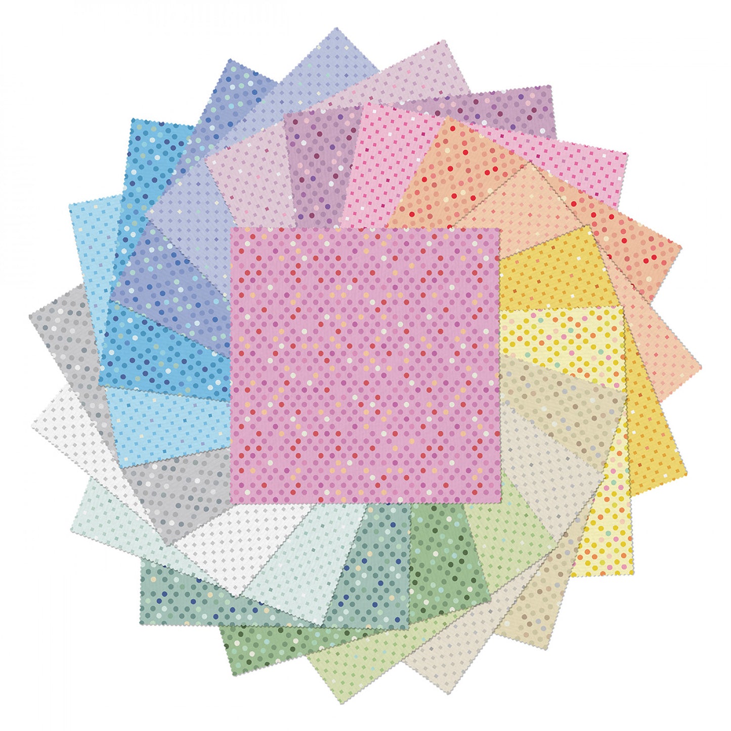 Dazzle Dots 2 by Christa Watson 42 pc 10" Squares - Special Order (Expected Arrival March 2025)