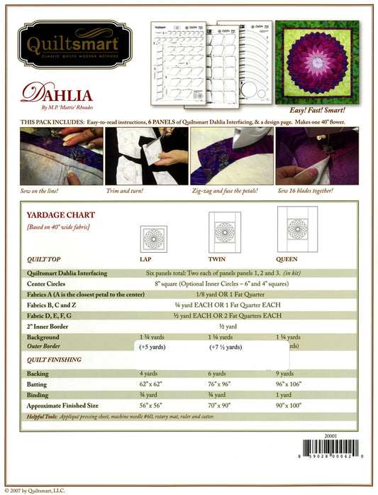 Dahlia Classic by QuiltSmart