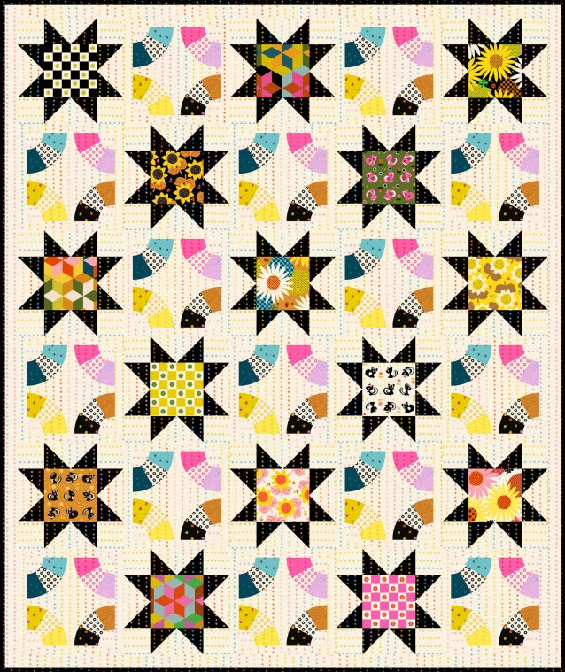 Daisy Days by Alexia Marcelle Abegg : Lee's Farmhouse Quilt Kit