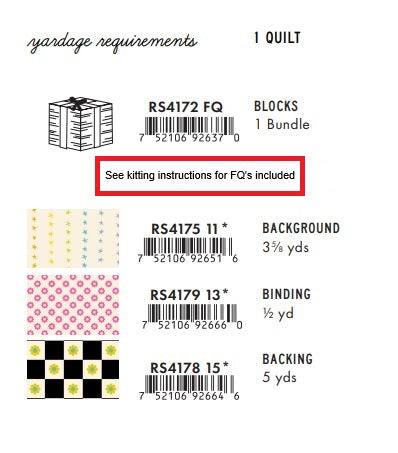 Daisy Days by Alexia Marcelle Abegg : Petal Patch Quilt Kit